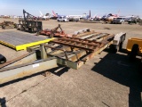 TRAILER,  20' X 8', TANDEM AXLE, BUMPER PULL, W/ RAMPS