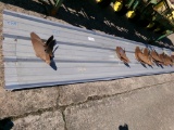 (7) SHEETS OF TIN,  MISC SIZES