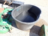LIVESTOCK WATER TROUGH,  PLASTIC, 110 GALLON