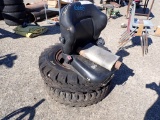 (2) TIRES,  8.5/20 W/ WHEELS, ALSO WITH TOYO BACKHOE SEAT