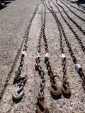 LOG CHAIN,  W/ HOOKS,