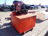 BRUSH TRUCK TANK,  200 GALLON, FIRE HOSE & REEL, GAS ENGINE