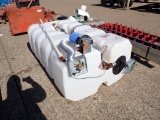 POLY WATER TANK,  300 GALLON, ELECTRIC PUMP