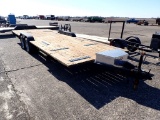 SHOP BUILT TRAILER,  24'