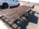2003 TEXAS UTILITY TRAILER,  18', TANDEM AXLE S# 17XFC182631037189