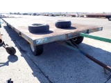 FLAT BED TRAILER,  40', TANDEM AXLE