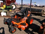 KUBOTA ZD1211 COMMERCIAL ZERO TURN RIDING MOWER,  DIESEL, ROLL BAR, 60