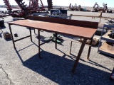 SHOP TABLE,  METAL