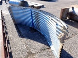 (5) CORIGATED TIN,  OFF GRAIN BIN