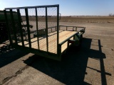 2025 TIGER TRAILER,  6.5' X 14', RAMP GATE, ***NEW W/ MSO*** S# 7S3BP1411SC