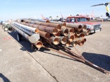 IPSCO PIPE TRAILER,  30', SINGLE AXLE, BUMPER PULL