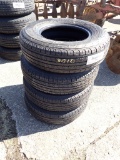 (4) 205/75R14 8-PLY TRAILER TIRES,