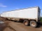 1989 TIMPTE HOPPER BOTTOM TRAILER,  42', TANDEM AXLE, SPRING SUSPENSION, 11