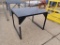SHOP TABLE,  METAL, 4' X 4'