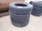 (4) 11R22.5 LUG TIRES,  ORIGINAL