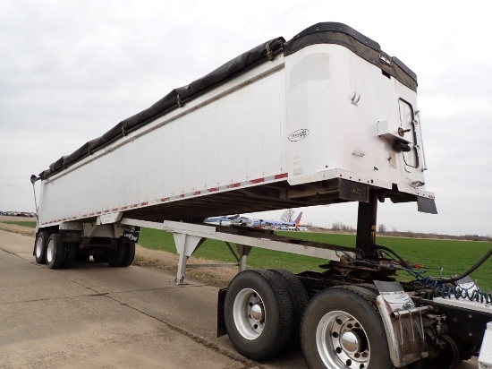 2007 TRAIL STAR DUMP TRAILER,  39', ALUMINUM, TANDEM AXLE, AIR RIDE, 24.5 O