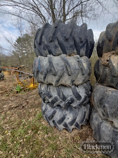 (4) WHEELS & TIRES,