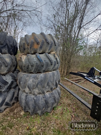 (4) WHEELS & TIRES,