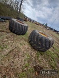 3 TIRES W/ WHEELS