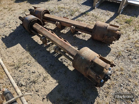(2) trailer axles