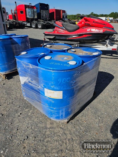 Pallet with (4) drums of Jubilee Cleaner Degreaser