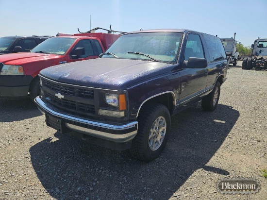 1997 CHEVROLET TAHOE SUV, VIN 3GNEK18R0VG169860