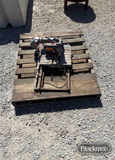 RIGID WET TILE SAW,