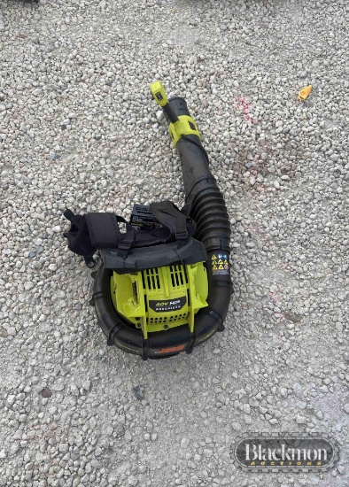 RYOBI ELECTRIC BACKPACK BLOWER,