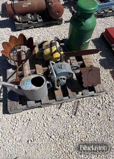 CHAIN SAWS & YARD ORNAMENTS,