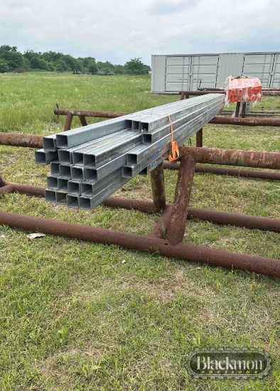 GALVENIZED SQUARE TUBING,