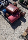ASSORTED AIR TANKS & FUEL CAN,