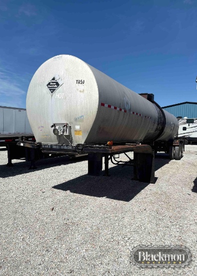 1986 HOBBS HOT OIL TANK TRAILER,