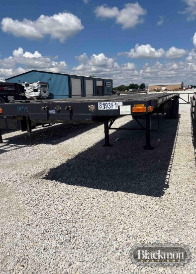 2005 TRANSCRAFT FLATBED TRAILER,