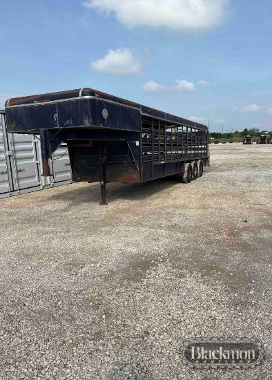 1986 COOSE LIVESTOCK TRAILER,