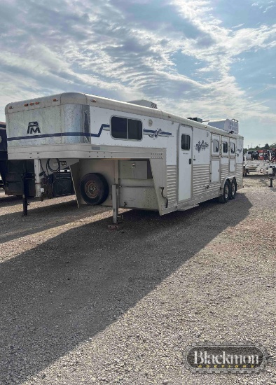 2005 ROLLING M PLATINUM LIVING QUARTERS HORSE TRAILER,
