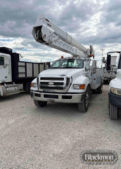 2009 FORD F750 BUCKET TRUCK,