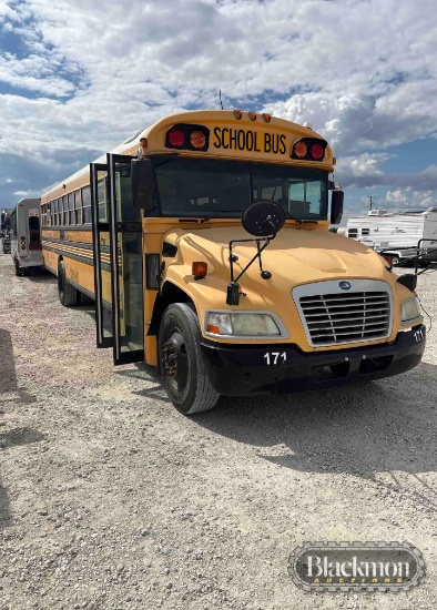 2011 BLUEBIRD SCHOOL BUS,