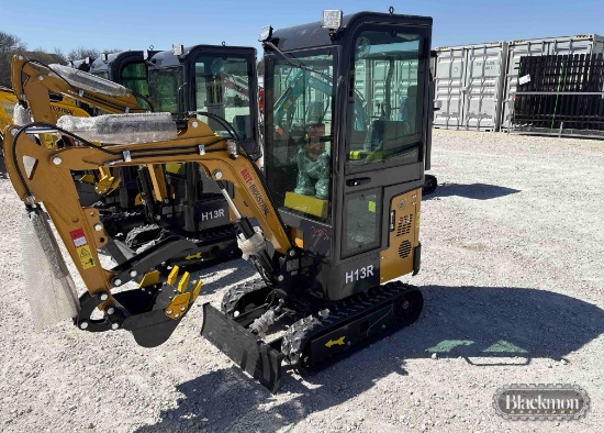 2025 AGT H13R MINI TRACK EXCAVATOR,
