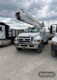 2009 FORD F750 BUCKET TRUCK,