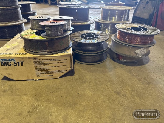 (1)Spool Familiarc MG-51T, (1)Welco Alloy 4043, (1)Radner Alloy ER4043, (1)Hobart Fabshield 21B