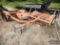 (2) SINGLE AXLE BUMPER PULL TRAILER FRAMES