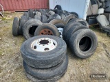 LOT OF ASSORTED TIRES & WHEELS