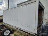 UNMOUNTED MORGAN BOX VAN BODY,