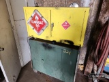 TOOL CABINET AND SHELVES AND PRESS
