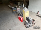 LOT OF ASSORTED BATTERIES/POWER WASHER & SHOP SUPPLIES
