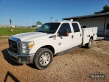 2012 FORD F350 UTILITY PICKUP TRUCK,