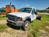 2006 FORD F450 CAB/CHASSIS PICKUP TRUCK,
