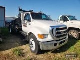 2012 FORD F650 ROUSTABOUT/WINCH TRUCK,
