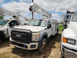 2011 FORD F550 UTILITY BUCKET TRUCK,