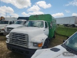 1999 FORD F650 FORESTRY CHIPPER DUMP TRUCK,